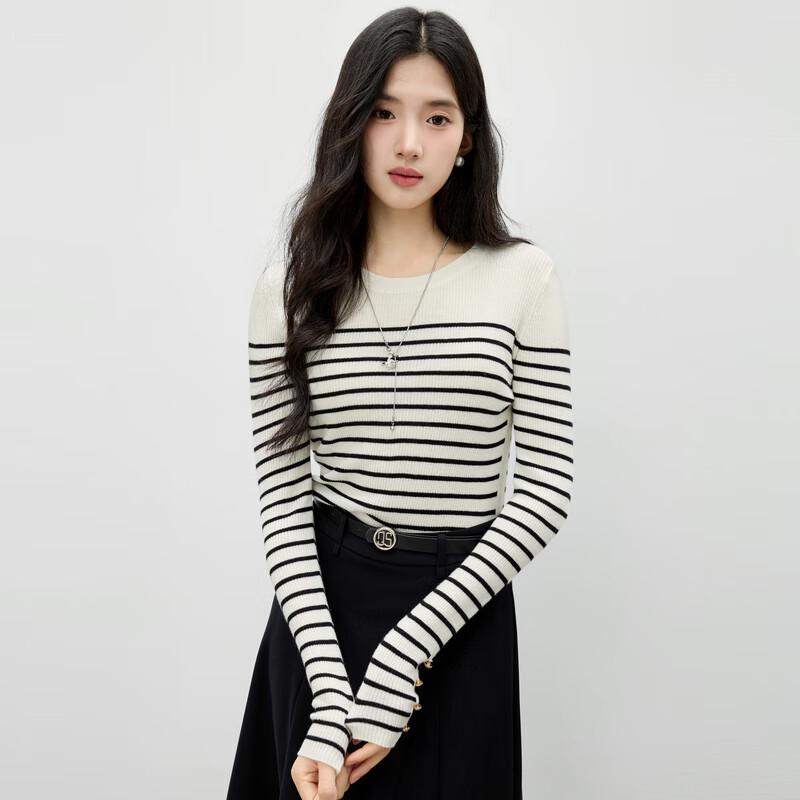 

Autumn Water Women s Slim Fit Round Neck Knit Sweater XL