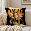 Music PopPunk AAvril LLavigne Cushion Cover Pillowcase Antidustmite Living Room Sofa Decor Cushion Room