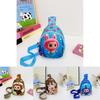 Labubu Kids Cartoon Nylon Chest Bag With Breathable Design For Preschool Children