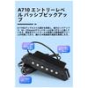 Figoday Acoustic Guitar Pickup T901 T902 Microphone Hybrid Design Battery Operated Volume Control Easy Installation Black