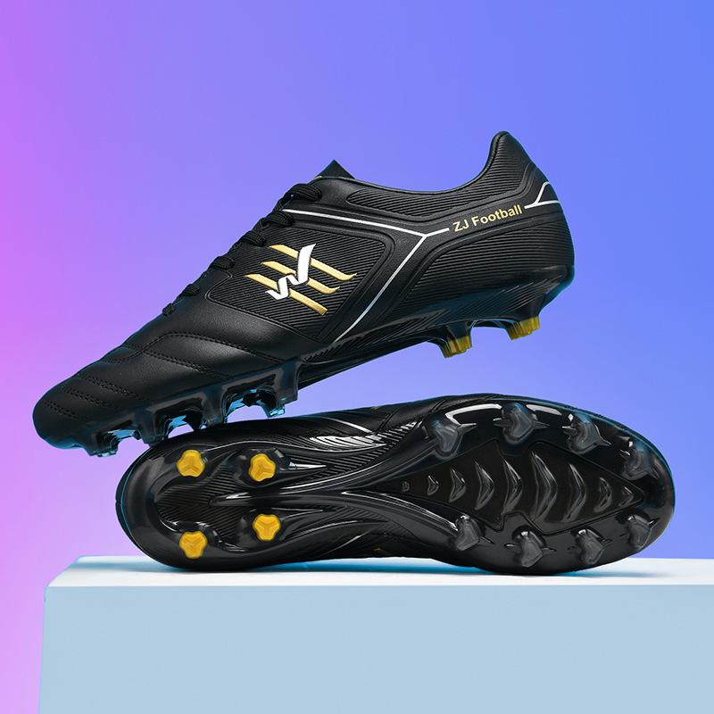 Football Shoes Boys and Girls Tf Broken Nails Artificial Turf Teen Students AG Nail Leather Foot Outdoor Training Shoes