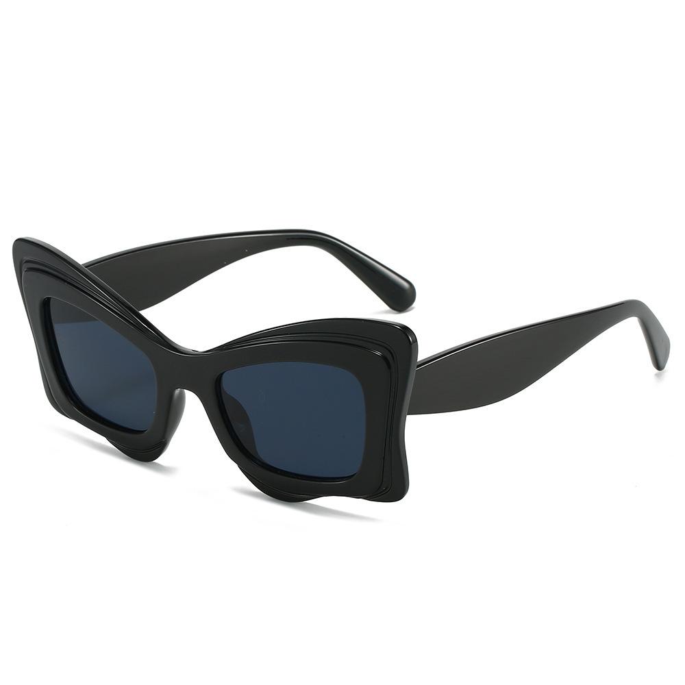 Butterfly Special-Shaped Personalized Sunglasses Catwalk Exaggerated Street Shooting Hip-Hop Sunglasses Trendy Sunglasses Women S Sunglasses