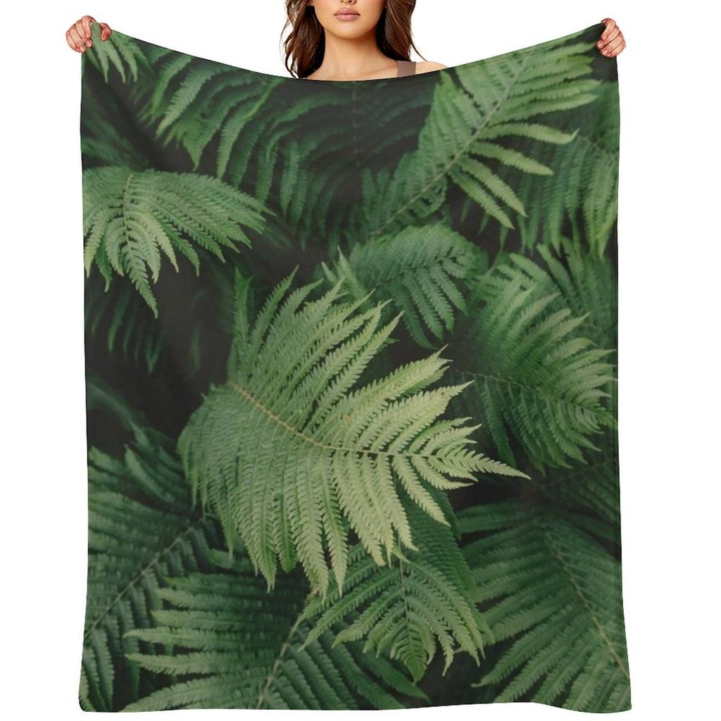 Fern Throw Blanket for Sofa Anime For Baby Loose Blankets