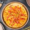 Round Pizza-Plate Tray Carbon Steel Baking Pan Dish Holder Home-Kitchen Baking Tool 6/8/10in Bakeware Tray Cooking Dish