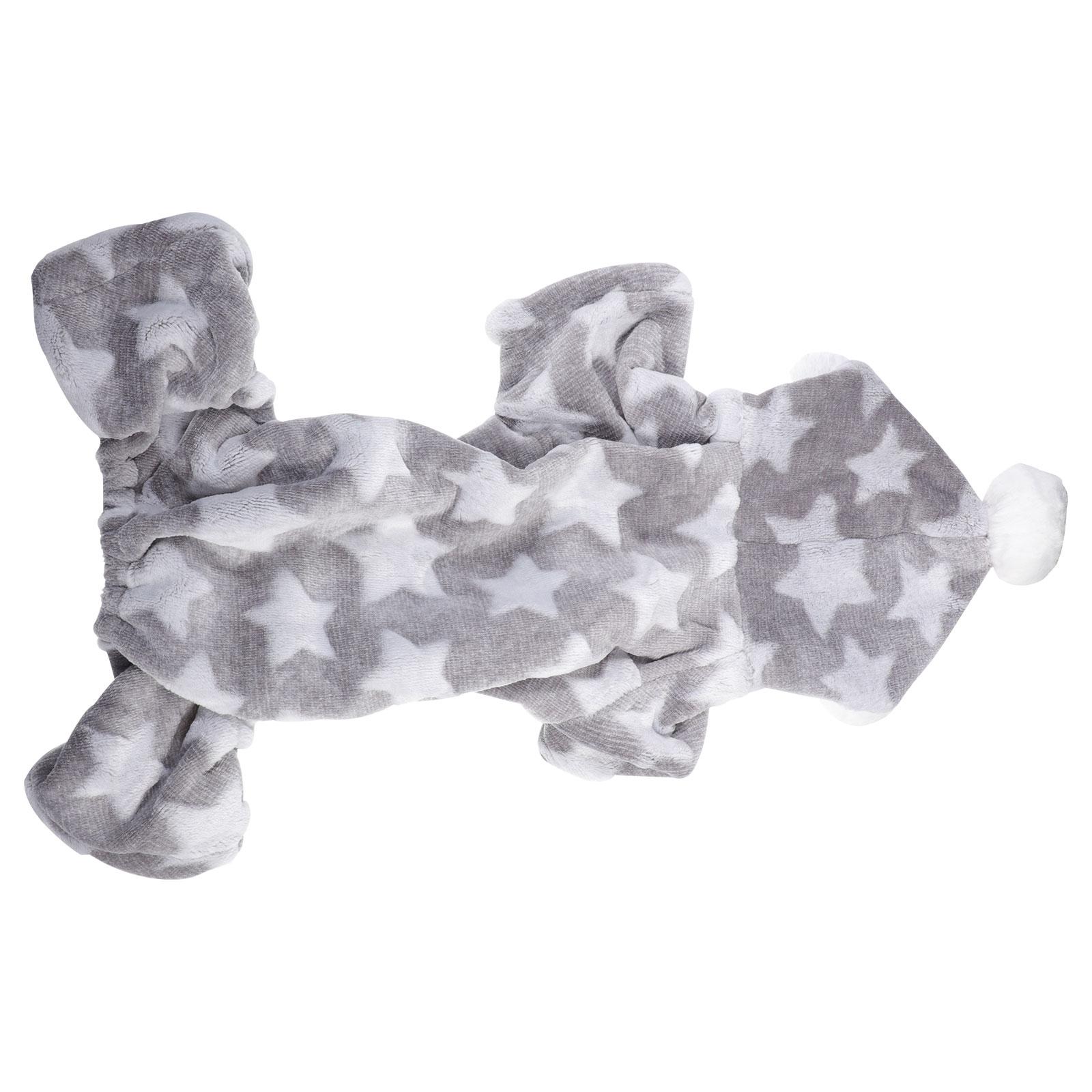 

1pc Dog Pajamas Coral Fleece Jumpsuit For Winter Pet Clothes Breathable 4 Legs Clothes Sleepwear For Dogs Pet Supplies