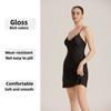 Summer Lace-Trimmed Sexy Strapless Satin Chiffon Nightdress for Women – Seductive Nightwear Mini Dress