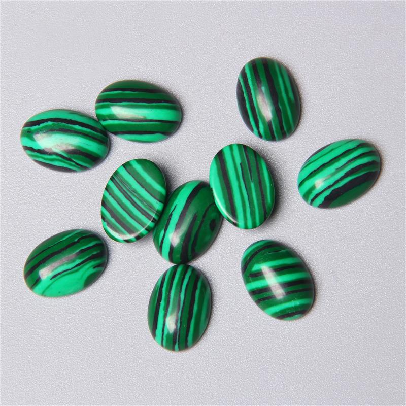 5pc Natural Stone Cabochon Oval Charm Egg Shape Flatback Stone Loose Cabochon for DIY Jewerly Ring Necklace Bracelet Accessories