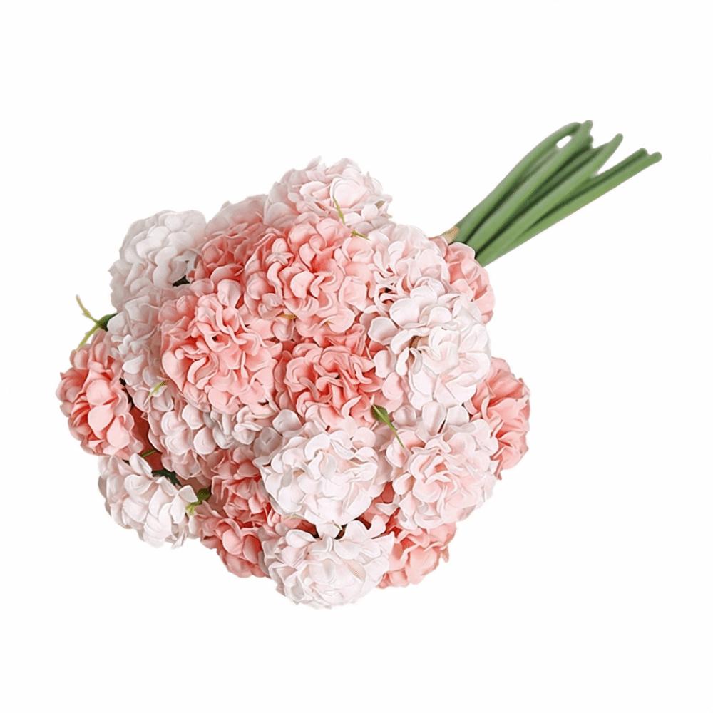 27 Heads Hydrangea Artificial Flowers Silk Petals DIY Accessories Fake Flower Photo Props Multicolor Floral Arrangement Wedding