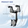 AJW-Support Téléphone Rétroviseur Voiture Universel Multifonctionnel Support Téléphone De Voiture Rotatif Et Rétractable Pour[1085]