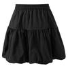 Sancai Plus Size High Waist A-Line Mini Skirt