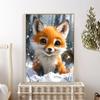 5d DIY Diamond Painting Cross Stitch Cute Animal Little Fox Diamond Embroidery Mosaic Full Round Drill Home Decor