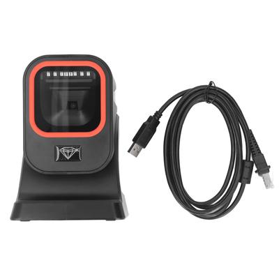 1D 2D Desktop Barcode Scanner Automatic Sensing QR Code Reader for Warehouse Supermarket Retail