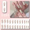 Manicure Sheet, Fake Nails, Finished Product, Simple Lemon Ice Style Manicure, Hair Change, Wearing Nails