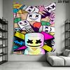 Marshmello-themed print Pattern Home Decor Tapestry, Wall Hanging, Decorative RV Wall Cloth.XGT0914017