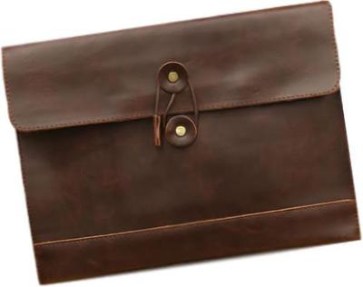 Spring Swallow SpSw Chic Retro Envelope-Style Clutch Bag In PU Leather, Perfect for On or Off (Brown)