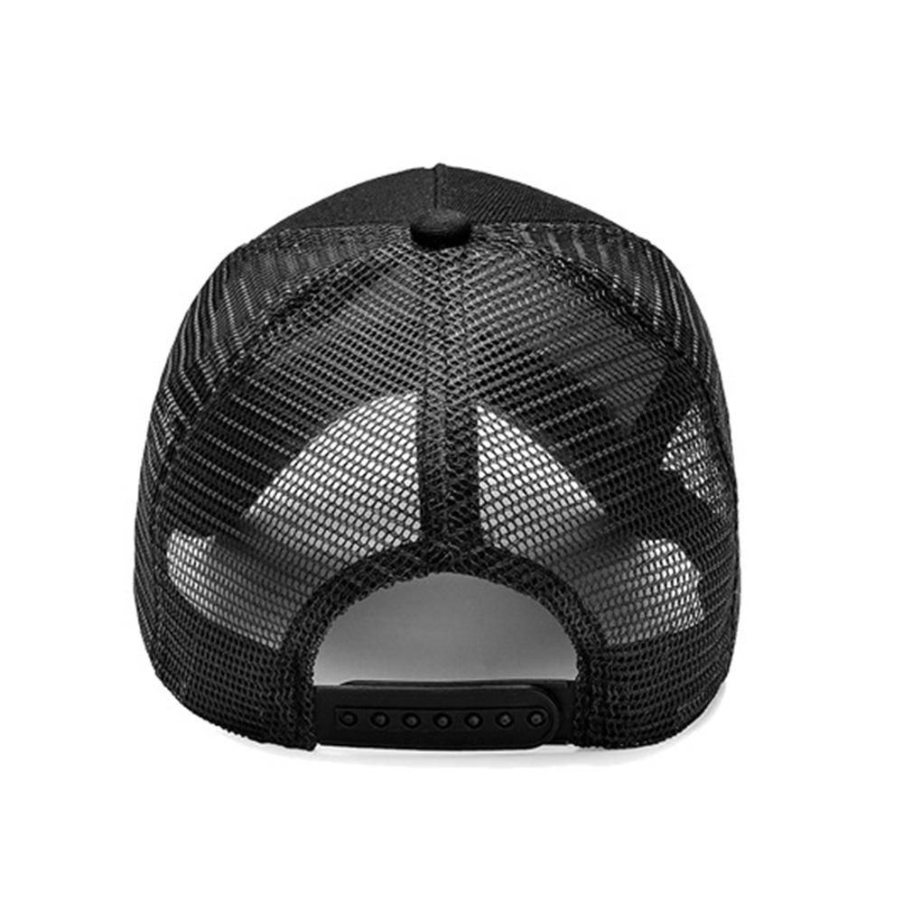 Summer Cotton Mesh Cap: Breathable Sun Protection Baseball & Duckbill Hat for Travel, Work, & Catering.