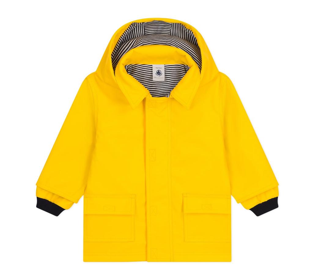 Petit Bateau Yacht Parka A08FB Bright 18 81cm Yellow, Months,
