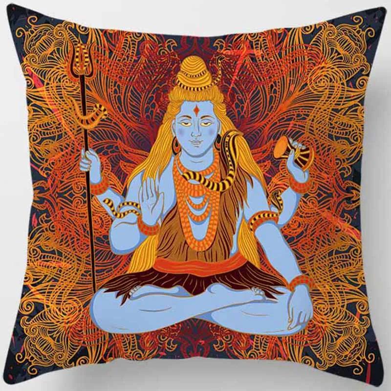 Mysterious Vintage Religious Yoga Symbol Pillowcases Home Decor Housse De Coussin Cojines Decorativos Para Sofá Poduszka