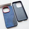 For OPPO Find X9 Pro X9 Case Vintage Color Block Denim PU Plain Leather + Metal Button Cover for Find X 9