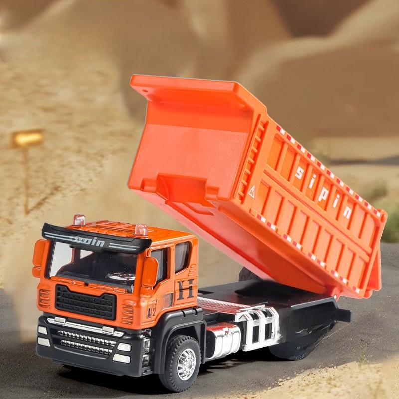 Engineering Vehicle Alloy Inertia Construction Toy For Kids Playroom
