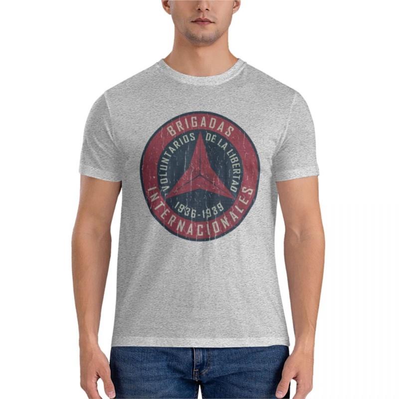 summer men t-shirt black man tshirt International Brigades 1936 - 1939 Active T-Shirt fitted t shirts for men tops men t shirt