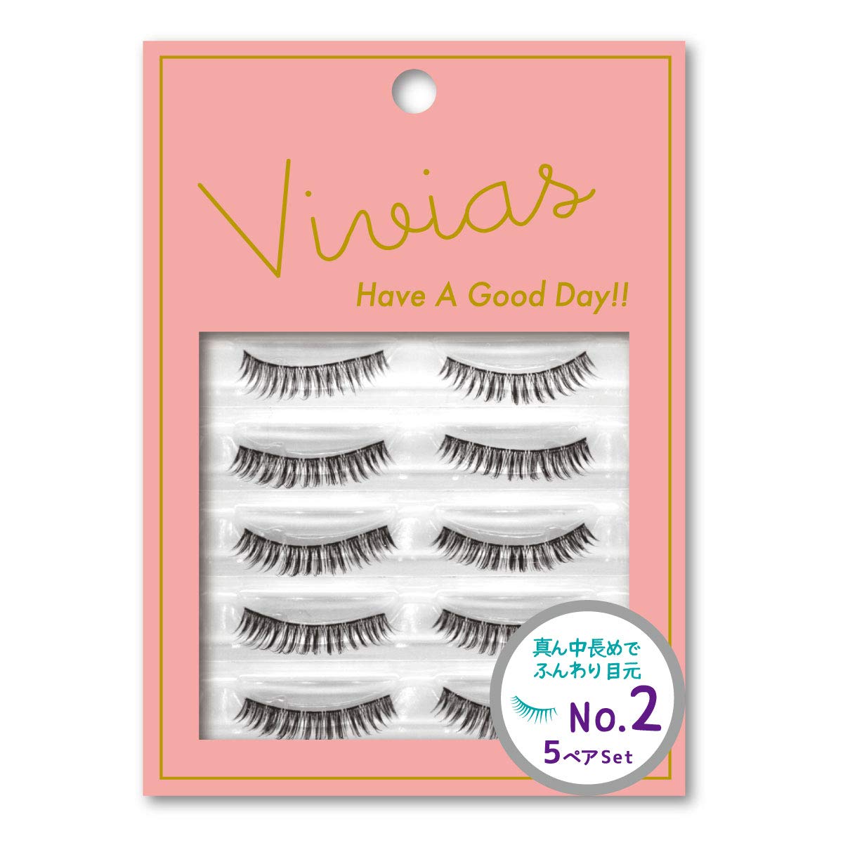 

BN Vivius False Eyelashes 5 pairs VVS-02