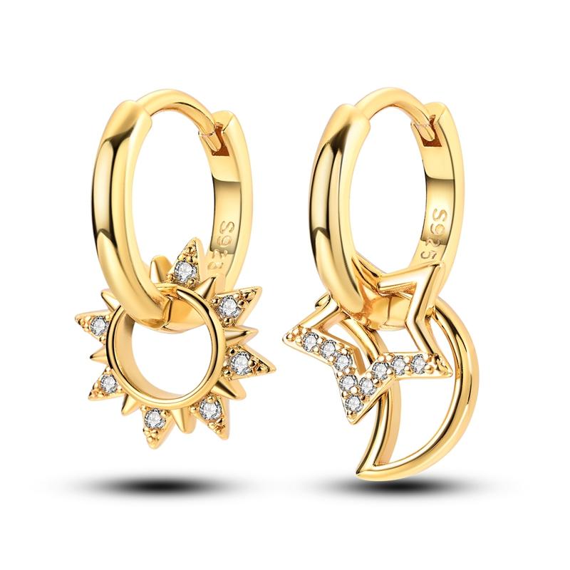 Women Hoop Earrings 2025New 925 Silver Sweet Cherry Earring Wedding Engagement For Girlfriend Wife Birthday Gift