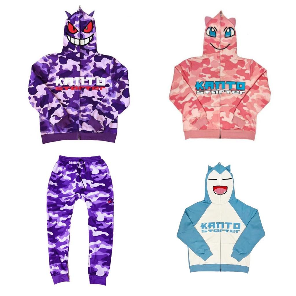 Set Felpa 3D Unisex Gengar Per Individui Attenti alla Moda