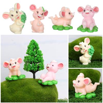 10x Miniature Fairy Garden Micro Landscape Dollhouse Bonsai DIY Decor Bear