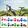 2pcs Bike Tires Valves Stem Caps Bicycles Air Tires Caps Bike Valves Caps Metal Bike Tires Caps Air Dust Cover Enduring