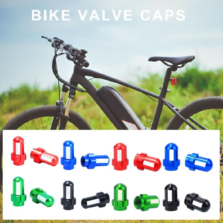 2pcs Bike Tires Valves Stem Caps Bicycles Air Tires Caps Bike Valves Caps Metal Bike Tires Caps Air Dust Cover Enduring
