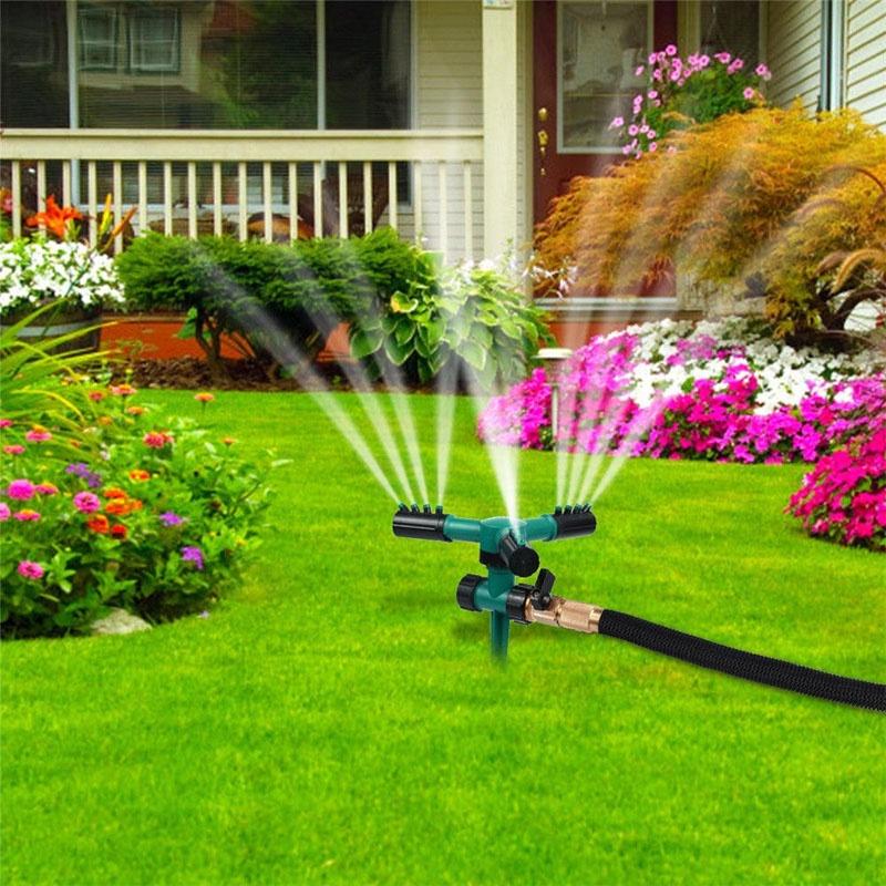 Lawn Automatic Sprinkler 360° Rotating Garden Water Sprinklers Lawn Irrigation