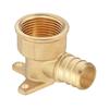 Brass Pex Crimp Fittings Transition from to Threaded Shower Head Fitting
