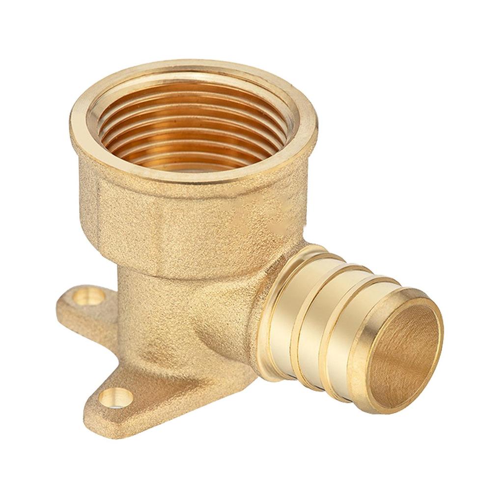 Brass Pex Crimp Fittings Transition from to Threaded Shower Head Fitting