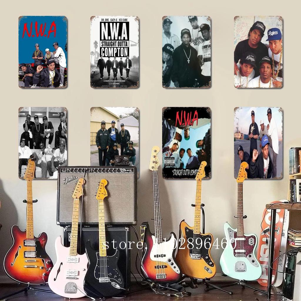 nwa Metal Plaques & Signs wall decor Vintage Tin Signs Captain Metal Poster Decor for Bar Pub Club Wall Decoration