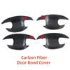 Carbon Car Accessories For Toyota Prius 30 2010 2012 2013 2014 2015 2016 Chrome Plated Door Handle Bowl Covers Trim Paste Style