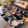 Jujutsu Kaisen Print Rug, Washable Floor Carpet, For Entryway Dorm Laundry Room Office Study, Home Decor Birthday Christmas Gift