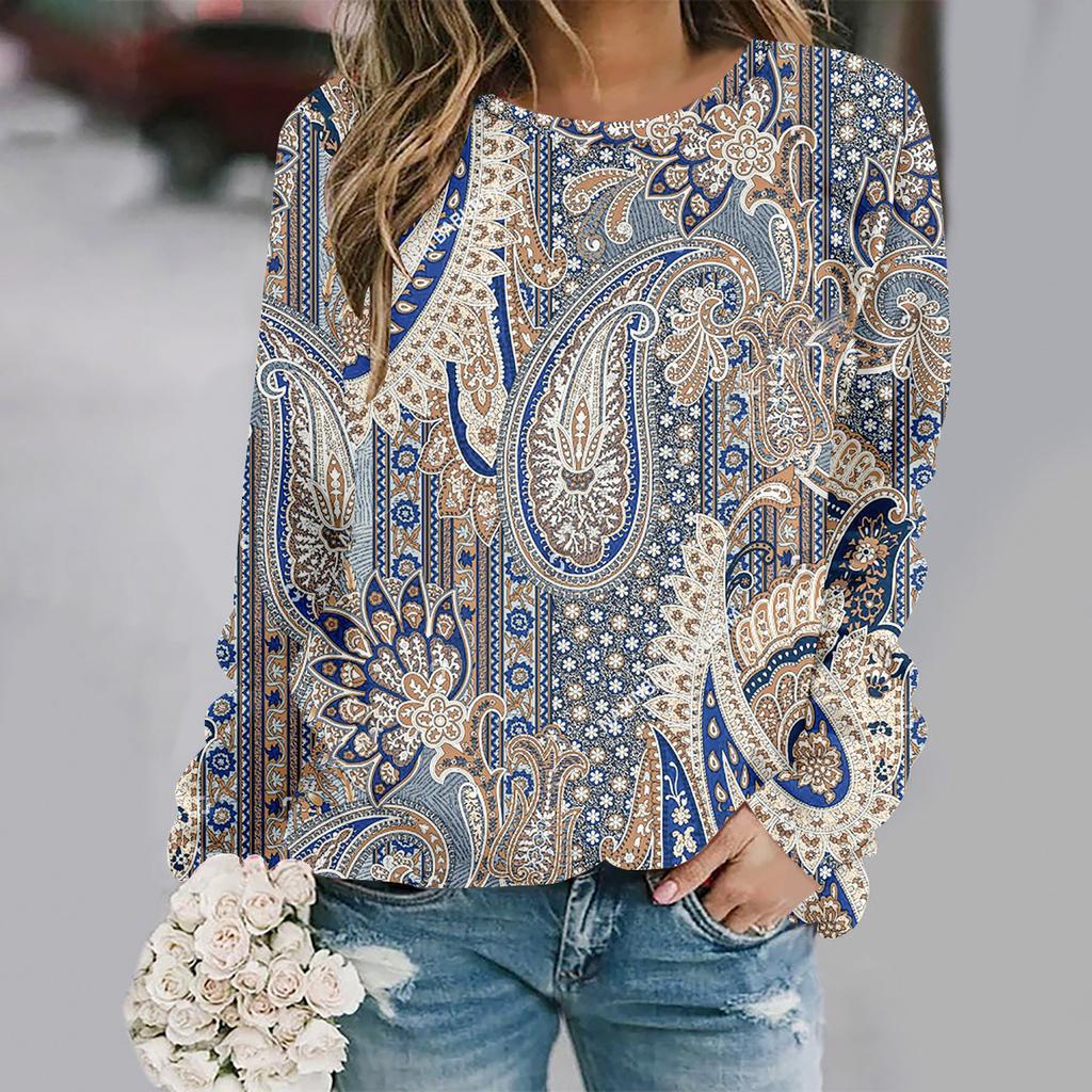 Evropská a americká móda nadměrných velikostí 2025 Dámské elegantní tričko s dlouhým rukávem a výstřihem do V