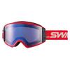 SWANS OUTBACK GLR Snow Made In Glasses Ultra Ice Mirror X Ultra Light Purple UV Glasses and OB-MDH-CU-LP Goggles, Japan, Anti-Fog, Compatible,