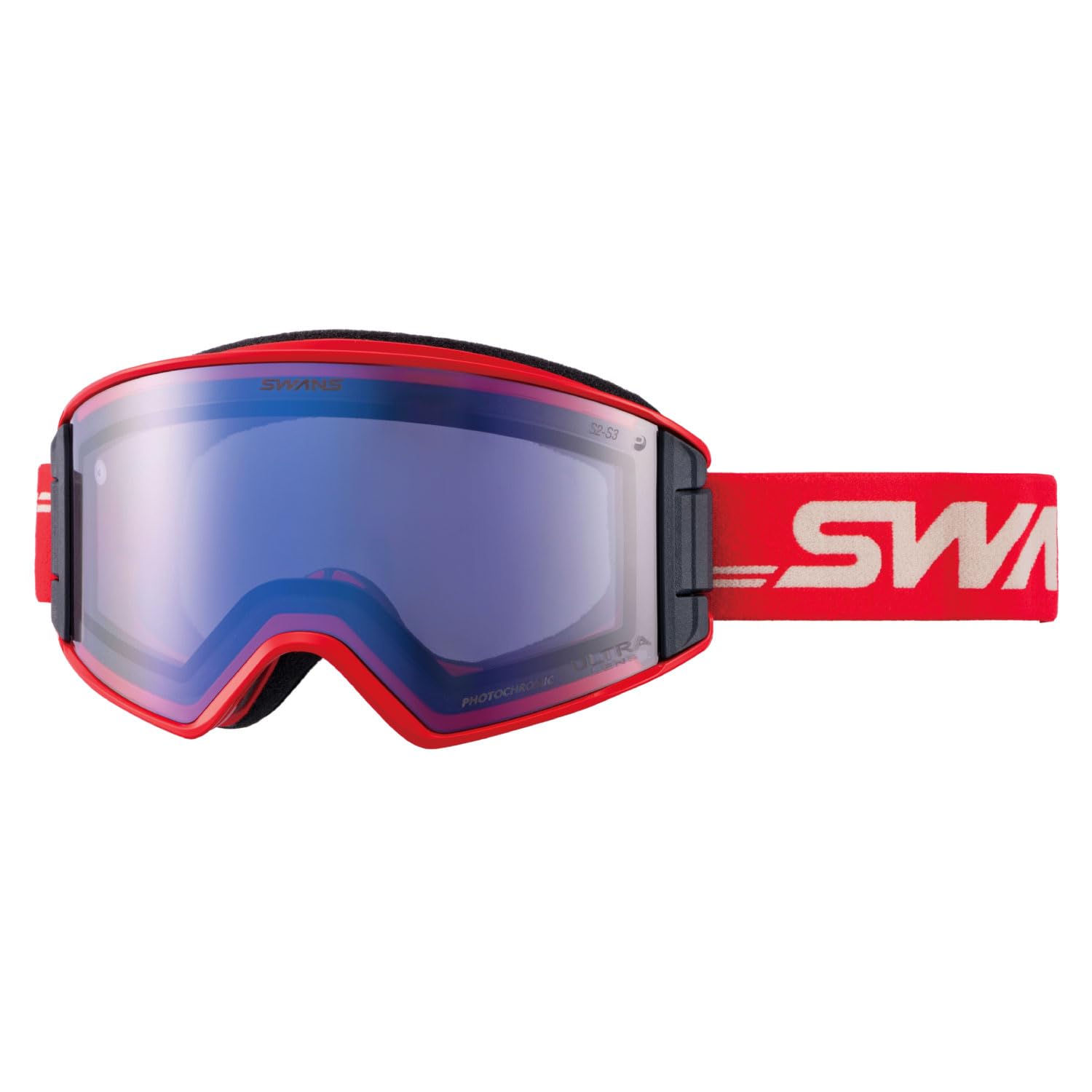 

Swans OUTBACK GLR Snow Made in Glasses Ultra Ice Mirror x Ultra Light Purple UV Glasses and OB-MDH-CU-LP Goggles, Japan, Anti-Fog, Compatible,