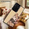 Phone Case: 2D Flat Samsung Galaxy A34 A35 M05 M06 S20 S22 S21 FE Plus 5G Protective Case, Couple Style, Capybara with Orange On Top, Christmas and Ha