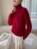 Women's Soft High Neck Cashmere Sweater: 2025 Autumn/Winter Cable Knit, Loose and Versatile, Skin-Friendly.