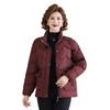 Warm Thickened Cotton-Padded Jacket for Women: Winter Fashion Coat for Middle-Aged & Elderly