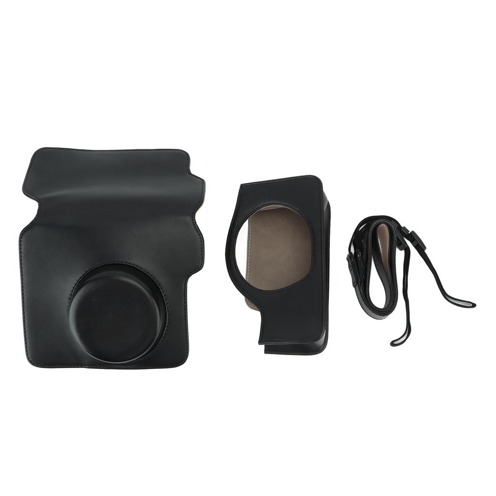 Mini Instant Camera Protective Bag PU Camera Case With Adjustable Shoulder Strap For Fujifilm Wide300