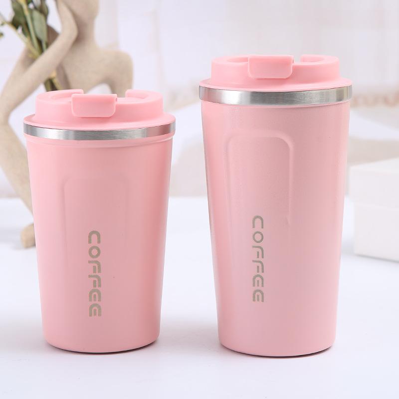 Simple 304 Stainless Steel Second Generation Coffee Vacuum Cup Large Capacity Outdoor Portable Men's and Women's Office Portable Cup