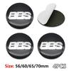 4Pcs Set Car Wheel Center Hub Caps Stickers 45-80mm Auto Replacement Accessories BBS Badge Emblem Decal for Vehicle Styling