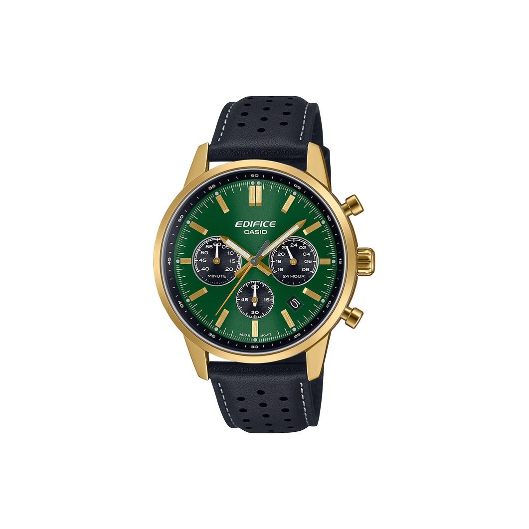 CASIO Edifice EFR 575L 7A EFR-575L- Green Dial EFR-575CL-3A