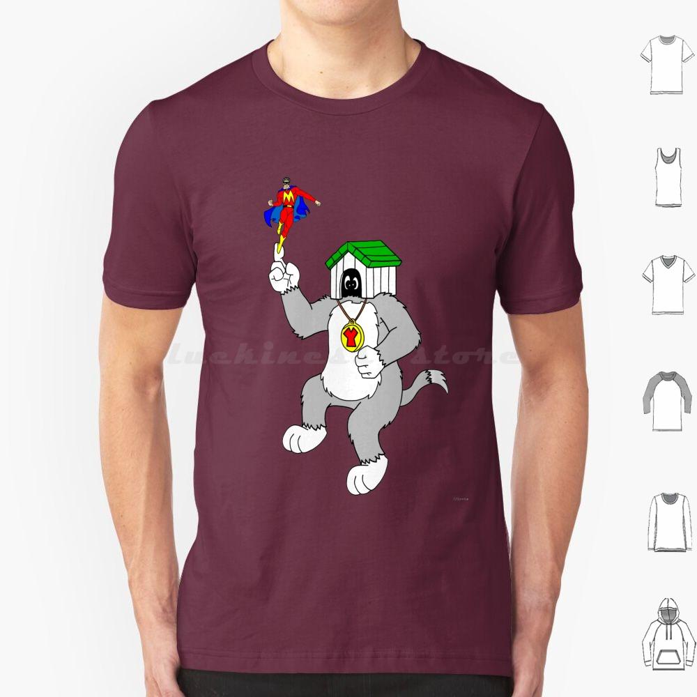 M Man And Yukk Ugly Dog T Shirt 6xl Cotton Cool Tee Mighty Man And Yukk Cartoon Comic Laughs Comedy Hero Dog Little Tv Show Hb