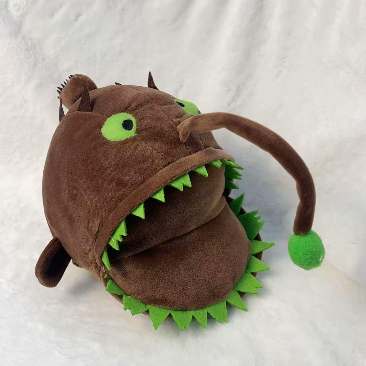 New Monkfish Devil Fish Lantern Plush Toy 25cm