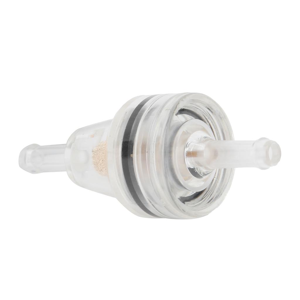 6mm Inline Fuel Filter Transparent Universal ABS Heat Resistant Durable Motorcycle Part